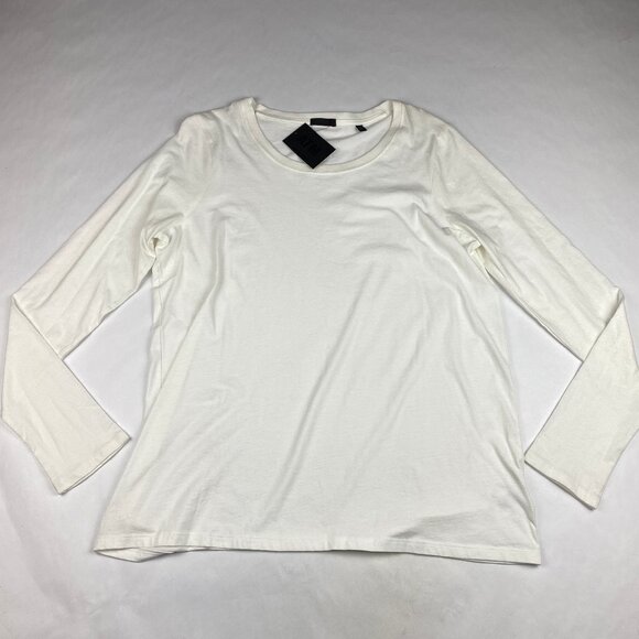 NWT ATM Anthony Thomas Melillo Women's Shirt Size XL White Cotton Long Sleeve - Picture 3 of 15